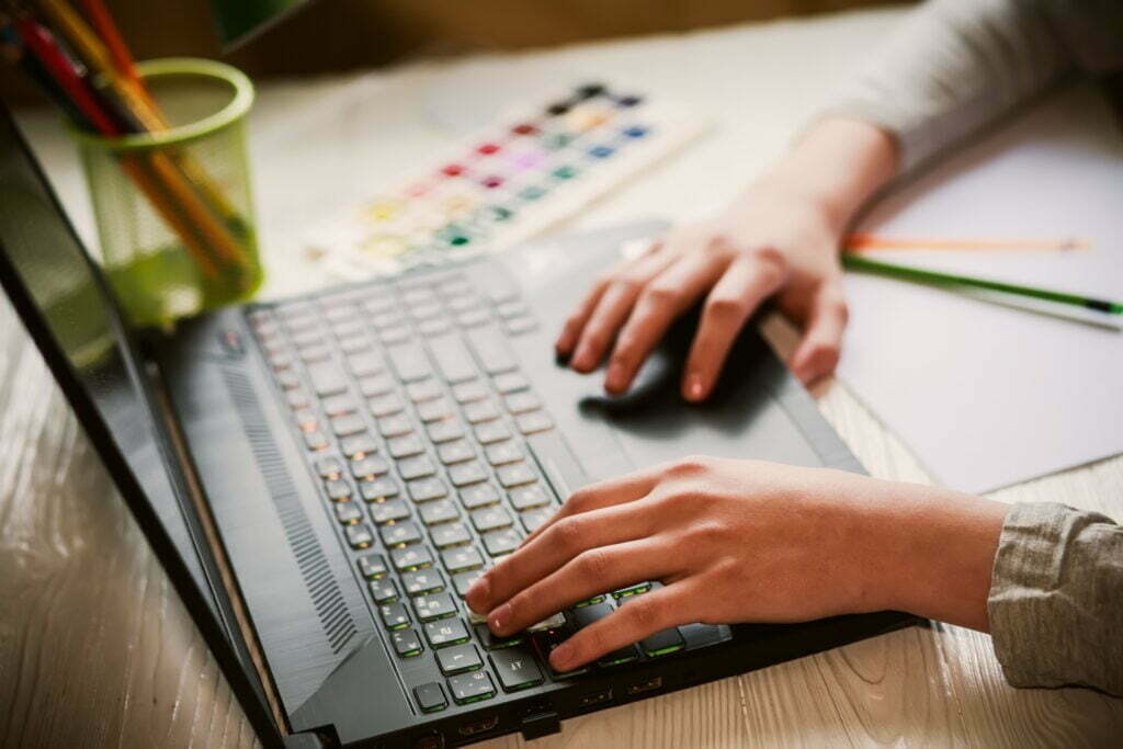 Is There Anything You Can Do To Help Get Your Social Security Disability Hearing Scheduled Faster? Hands On A Laptop A Teenager Is Studying Online 2022 05 03 04 20 51 Utc 1024x683