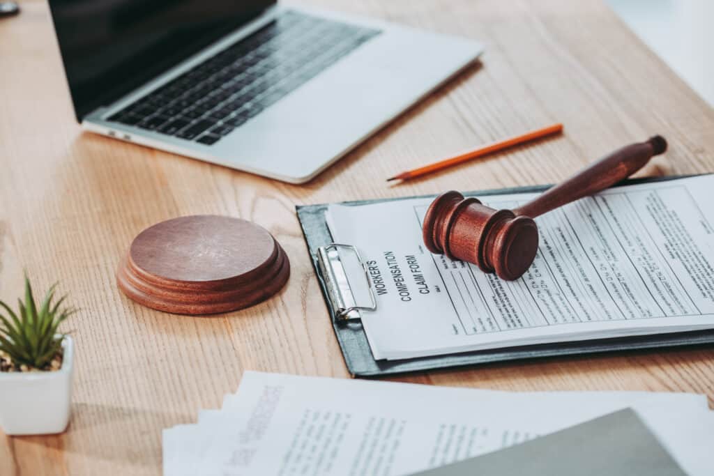 Case Spotlight: Fall in the Parking Lot Clipboard With Compensation Claim Form And Gavel L 2022 12 16 15 51 22 Utc 1024x683