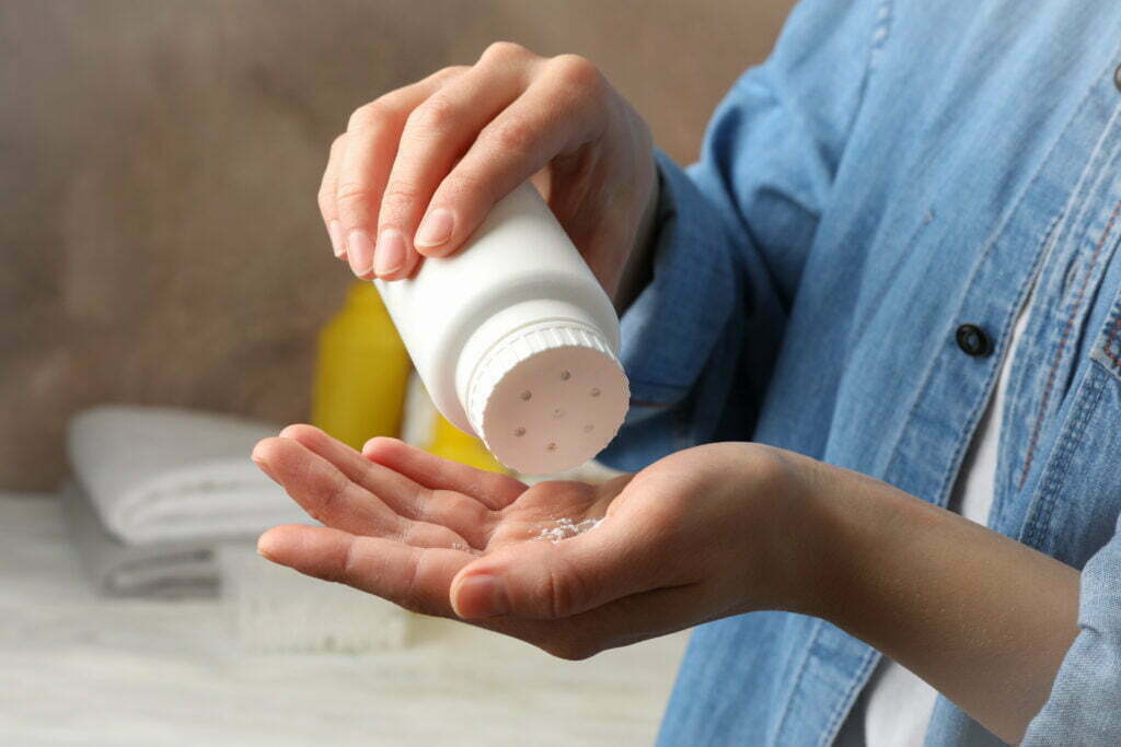A Bad Year for Johnson & Johnson Mom Applying Talc Powder From Plastic Tube Baby H 2021 09 02 22 19 27 Utc 1024x683