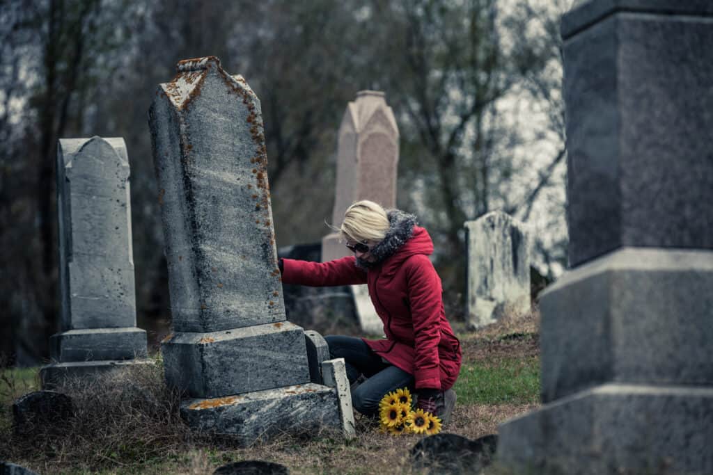 Sad Woman In Mourning Touching A Loved One S Grave 2021 08 26 15 42 28 Utc 1024x683