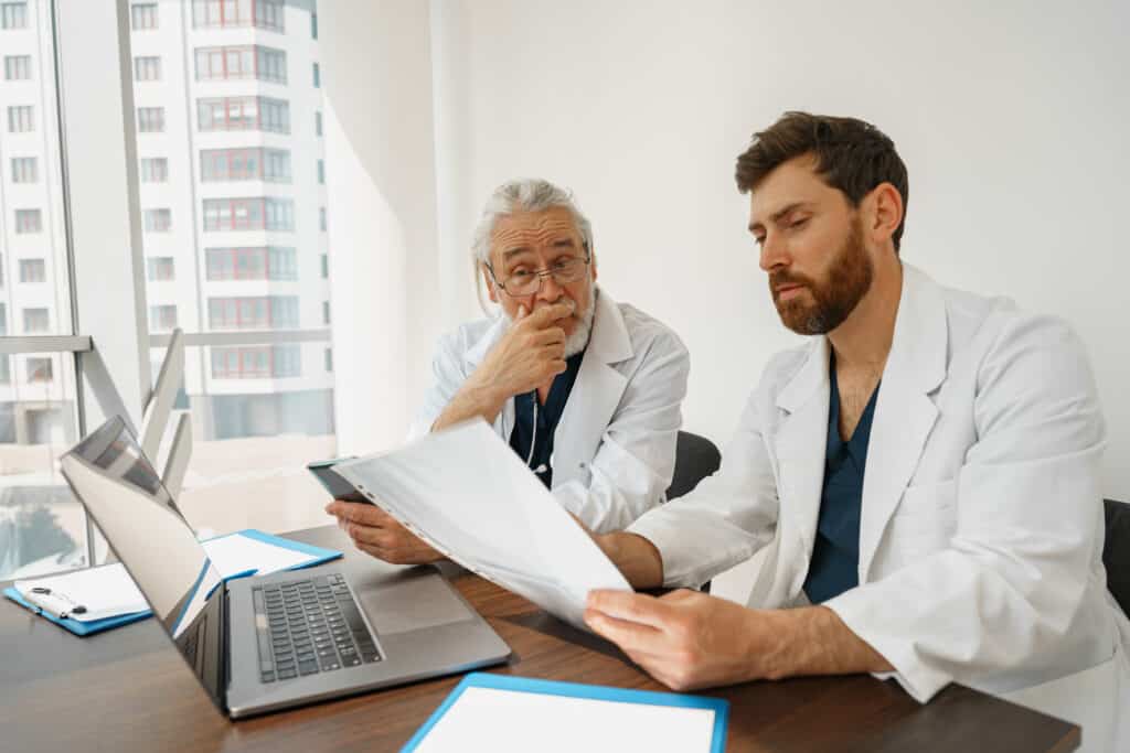 Am I Entitled to a Second Opinion? Two Professional Doctor Colleagues Discussing Pati 2022 06 27 13 02 55 Utc 1024x683