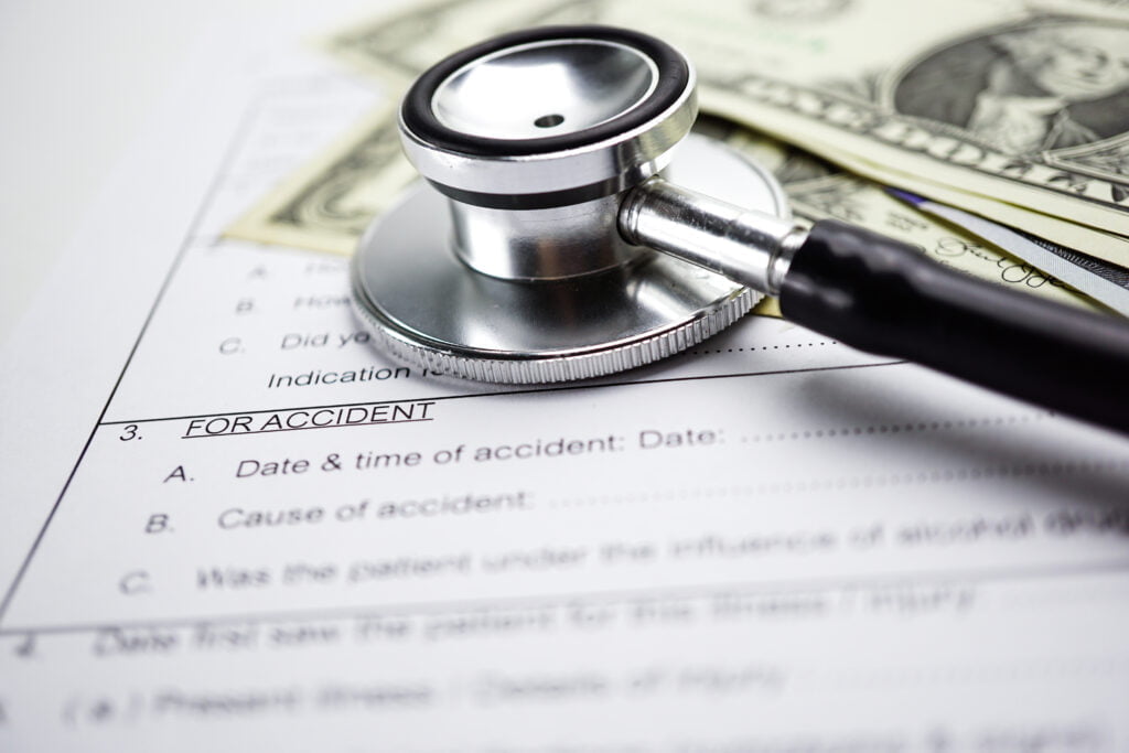 Medical Miles: Can I Get Reimbursed for Travel Mileage When I Visit My Doctor? Health Insurance Accident Claim Form With Stethosc 2023 01 25 11 38 10 Utc 1024x683