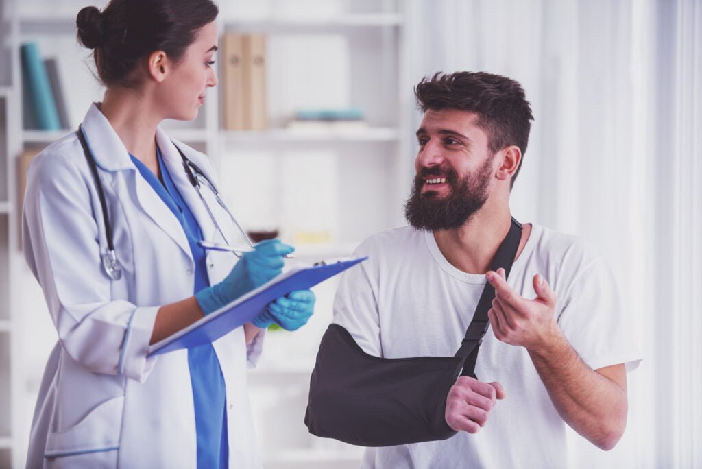 What You Need to Know if You Have Work Injuries That Cover More Than One Part of Your Body Injury Man In Doctor 2021 12 27 20 14 53 Utc 1024x684