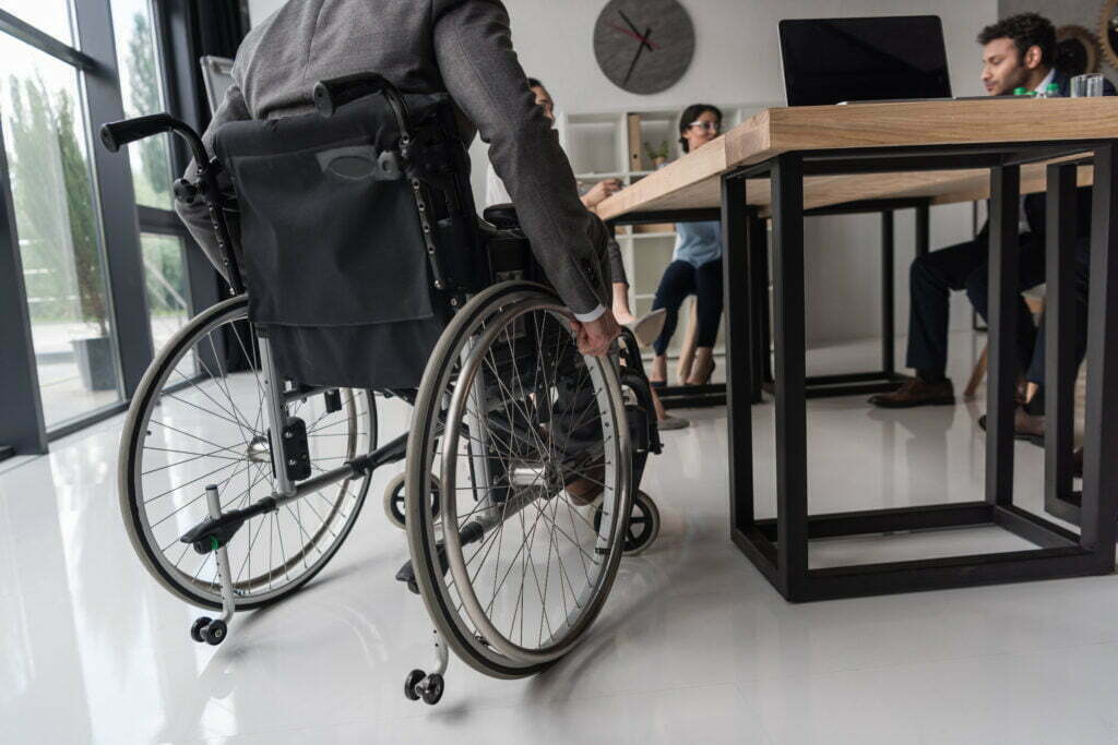NC Partial Disability Benefits: Could You Be Leaving Money On The Table? Partial View Of Business Partners Discussing Work 2022 12 16 16 34 28 Utc 1024x683