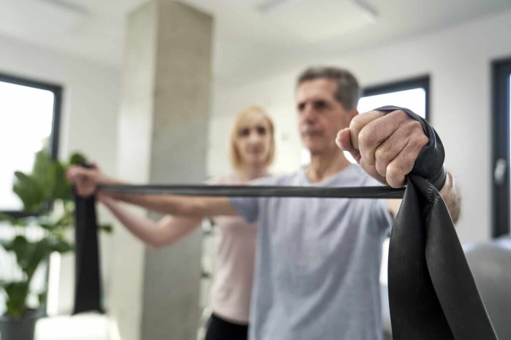 I've Got a Workers' Compensation Claim -- Do My Checks Stop at Maximum Medical Improvement? Senior Man Has Visit At Physical Therapist 2022 05 12 23 08 19 Utc 1024x683