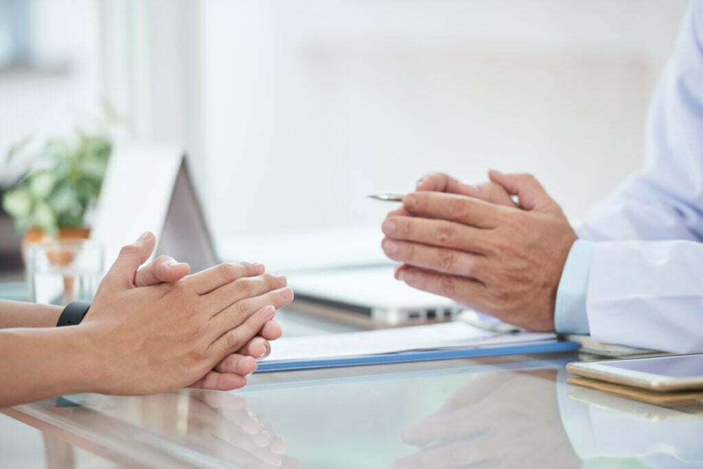 When a Workplace Injury Leads to Surgery Talking With Doctor 2021 08 26 19 52 51 Utc 1024x683